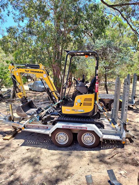 mini excavator auction perth|mini diggers wa.